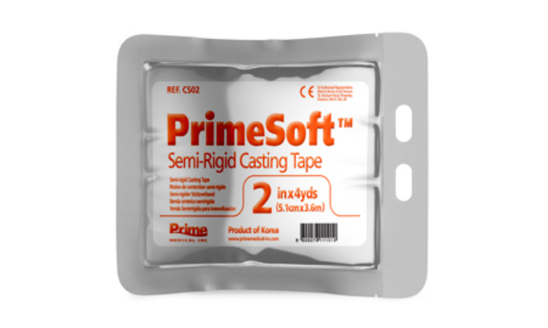 Бинт полімерний PrimeSoft 5.1 см х 3.6 м, блакитний